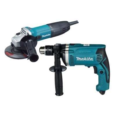 Taladro percutor 710W + Amoladora 4 1/2