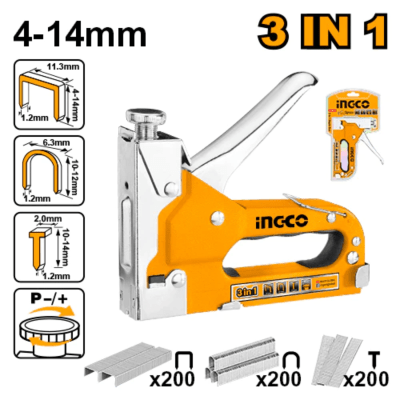 Engrapadora clavadora manual 3 en 1 Ingco1
