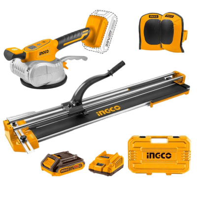 Cortador de mayólica 120cm + ventosa vibradora 20v Ingco1