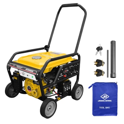 Generador Gasolinero 3500w 4 Tiempos con Ruedas JiangDong