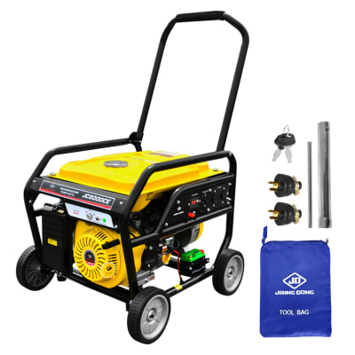 Generador Gasolinero 8000w 4 Tiempos con Ruedas JiangDong