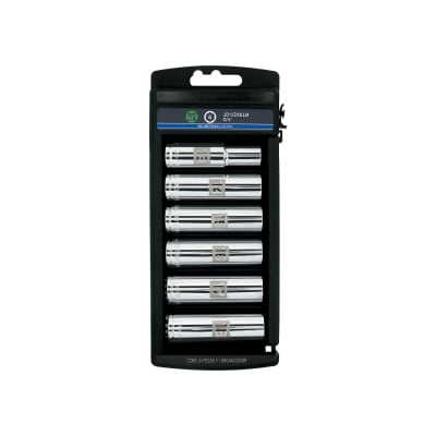 Juego de 6 dados tubulares hexagonales encastre 1/2´´ mm, Truper