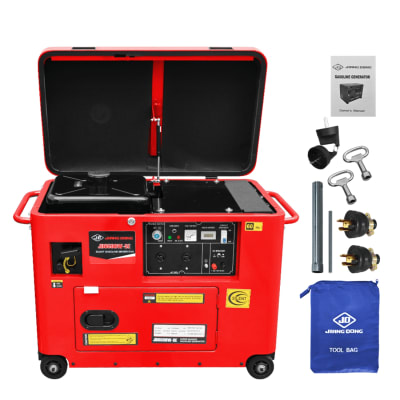 Generador Gasolinero Silencioso Encapsulado 6500w 4 Tiempos JiangDong1