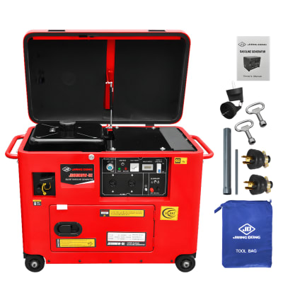 Generador Gasolinero Silencioso Encapsulado 8000w 4 Tiempos JiangDong1
