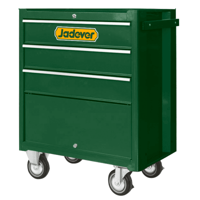Gabinete metálico 3 cajones para herramientas Jadever