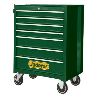 Gabinete metálico 7 cajones para herramientas Jadever