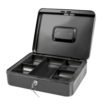 Caja Metalica de Seguridad 250x180x90 con Llave Jadever