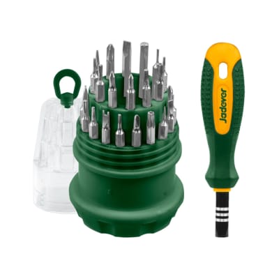 Destornillador con punta intercambiables 31 piezas Jadever1