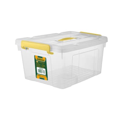 Caja de almacenamiento transparente 25