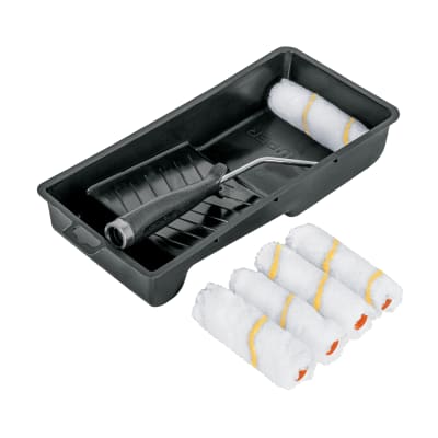 Kit para pintor + 5 rodillos de 4