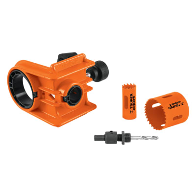 Juego de 4 piezas para instalar cerraduras truper