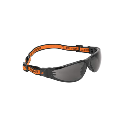 Lentes de seguridad, gris con banda elástica, Active Truper