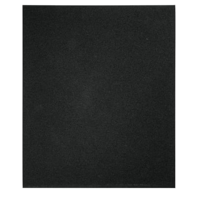 Lija de esmeril negra grano 120 de óxido de aluminio, por unidad, Truper