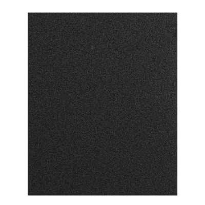 Lija de esmeril negra grano 80 de óxido de aluminio, por unidad, Truper
