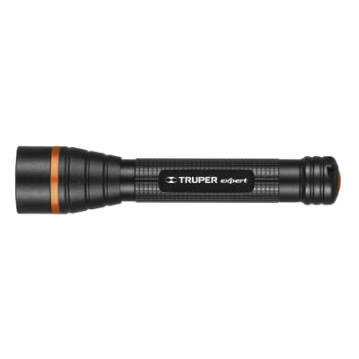 Linterna de aluminio led cree 235 lm con 2 pilas aa - Truper