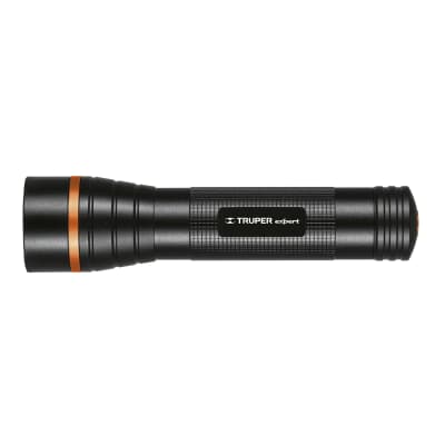 Linterna de aluminio led cree 500 lm con 2 pilas D Truper