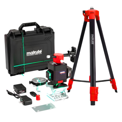 Nivel laser 16 lineas con Tripode 20V y Maletin Makute1