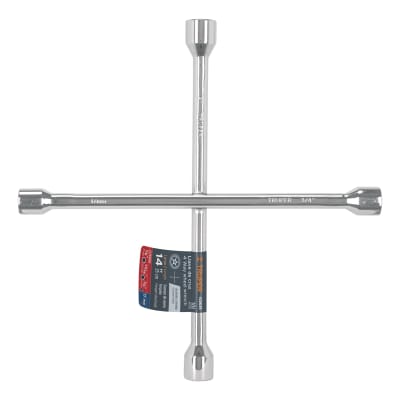 LLCR-14 Llave de cruz 14´´ pulida y cromada, Truper