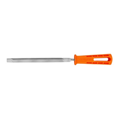 Lima triangulo pesado 7´´ con mango, Truper