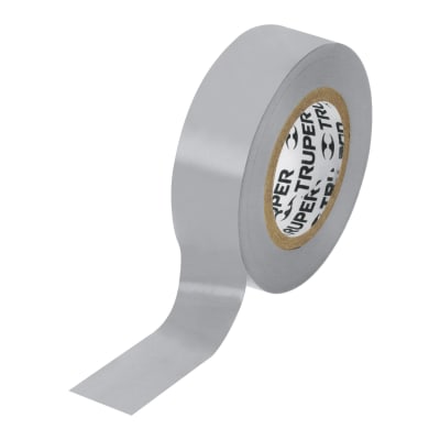 Cinta aislante de 9 m x 19 mm, gris, Truper