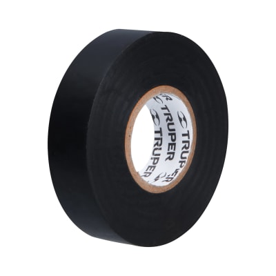 Cinta aislante de 18 m x 19 mm negra Truper
