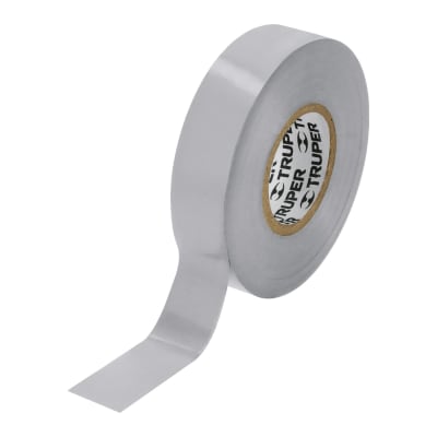 Cinta aislante de 18 m x 19 mm, gris, Truper