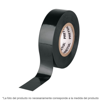 Cinta aislante de 18 m x 19 mm, negra, Pretul