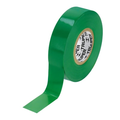 Cinta aislante de 18 m x 19 mm, verde, Truper