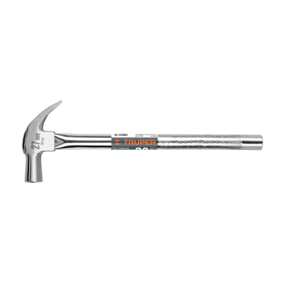 Martillo cabeza cónica 27 mm uña curva mango tubular Truper