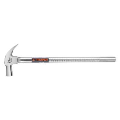 Martillo cabeza cónica 29 mm uña curva mango tubular Truper1