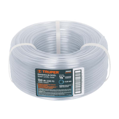 Manguera 1/4'' de nivel en rollo de 100 m Truper