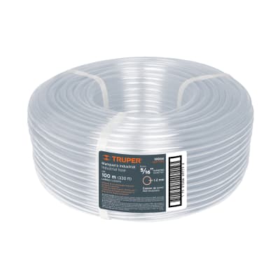 Manguera industrial de nivel 5/16 rollo por 100 metros Truper