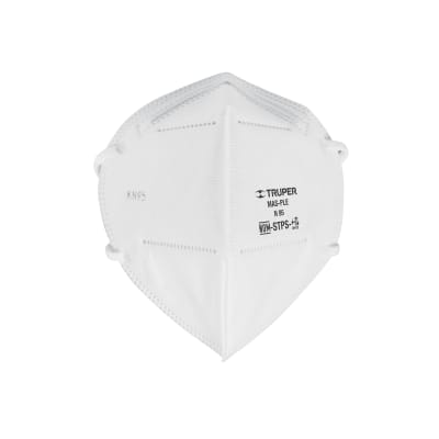 Respirador plegable N95, para polvos y partículas, Truper1