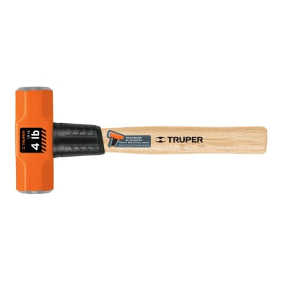 Comba octagonal 4 lb. mango de madera 12''. truper