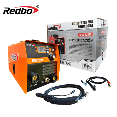 Soldadora MIG Sin gas FLUX 120Amp Redbo