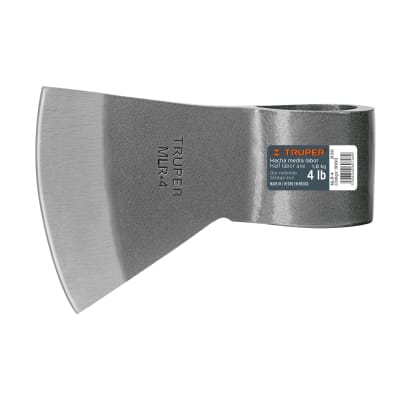 Hacha media labor ojo redondo 4 lb sin mango, Truper1