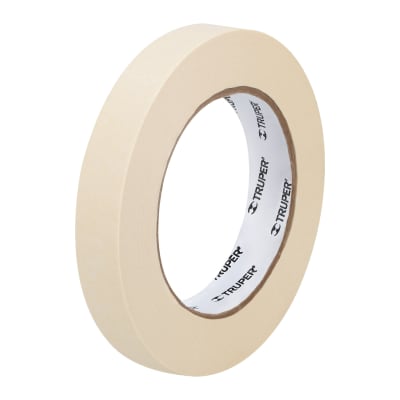 Cinta masking tape de 1/2'' x 50 m Truper1