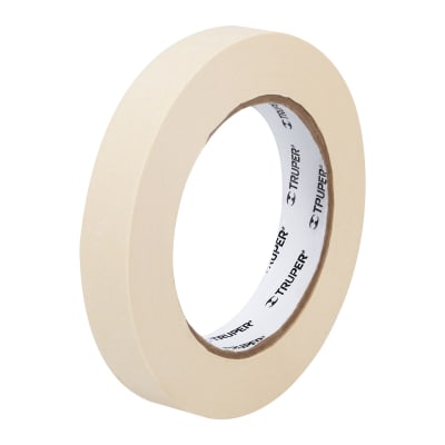 Cinta masking tape de 3/4'' x 50 m. truper1