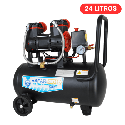 Compresora silenciosa 24 litros Safari1