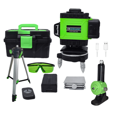 Nivel laser 12 líneas bateria 5ah Saiyan incluye trípode