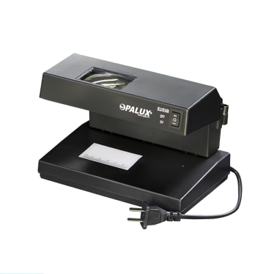 Detector de billetes falsos con lupa 9w Opalux1