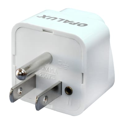 Adaptador Enchufe con Toma Tierra Opalux1