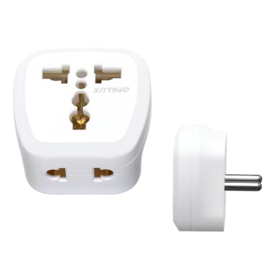 Adaptador universal con enchufe redondo Opalux1