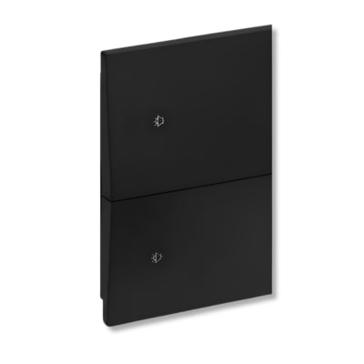 Interruptor doble inteligente Smart WIFI color Negro Opalux1
