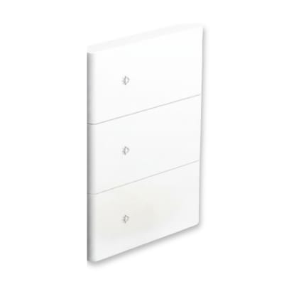 Interruptor triple inteligente Smart WIFI color Blanco Opalux1