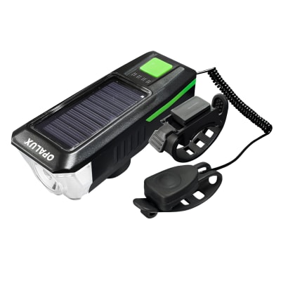 Linterna para bicicleta y luz posterior con sonido Opalux1
