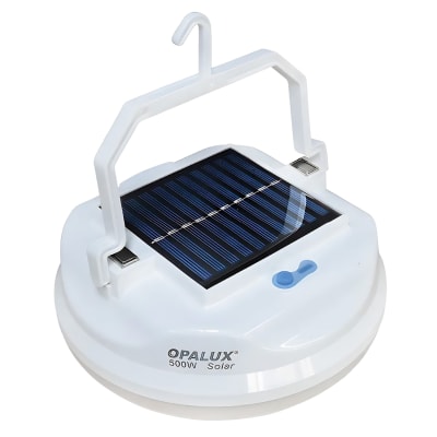 Lampara portatil recargable con panel Solar 500W Opalux1