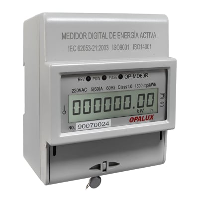 Medidor de energia monofasico digital Opalux1