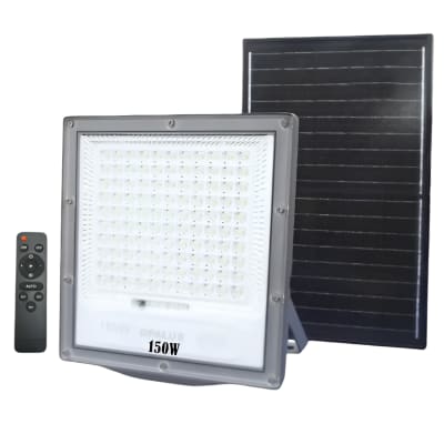 Reflector Led con Panel Solar 150w Opalux1