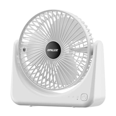 Ventilador portatil recargable 3 velocidades Opalux